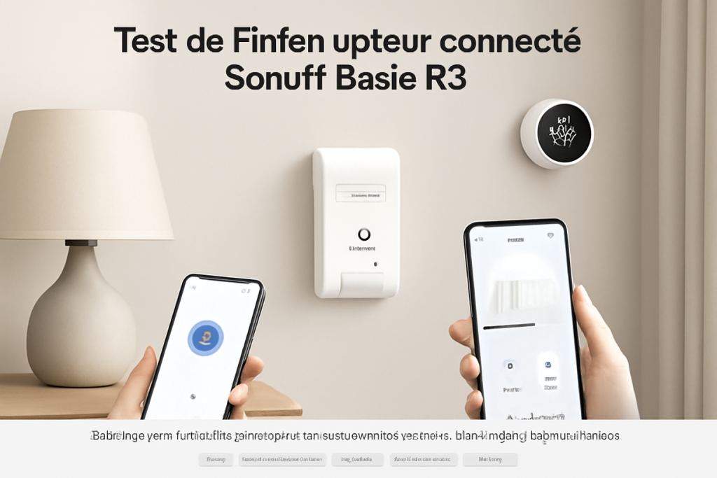 découvrez notre test du sonoff basic r3, l’interrupteur connecté idéal pour automatiser vos appareils à la maison. facile à installer, compatible avec alexa et google home, il simplifie la gestion de votre foyer intelligent.