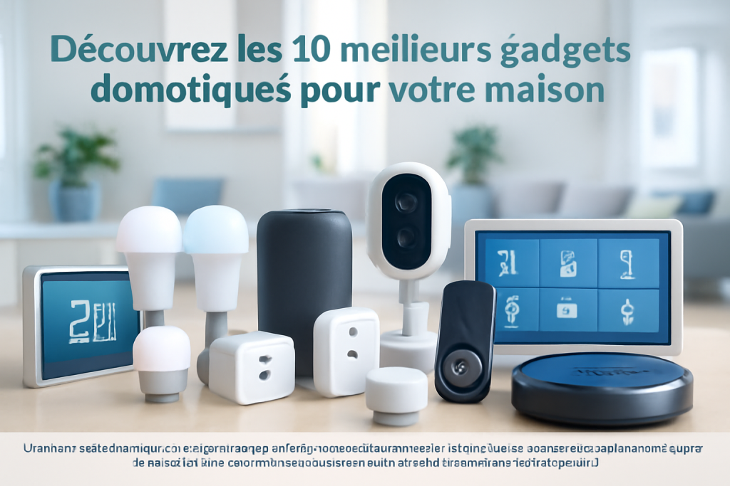 découvrez les 10 meilleurs gadgets domotiques pour votre maison